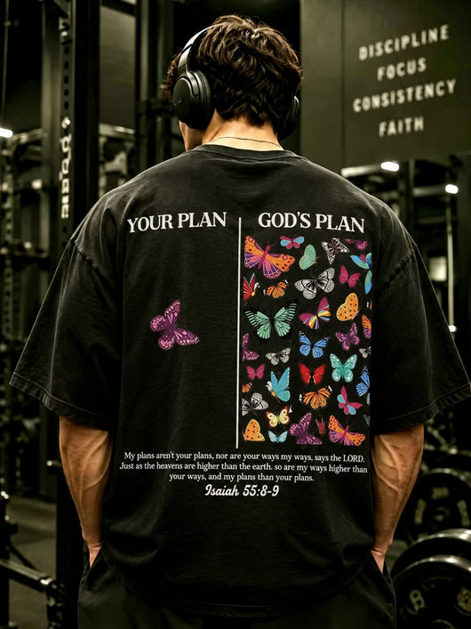 God's Plan Washed Cotton T-Shirt