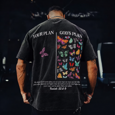 God's Plan Washed Cotton T-Shirt