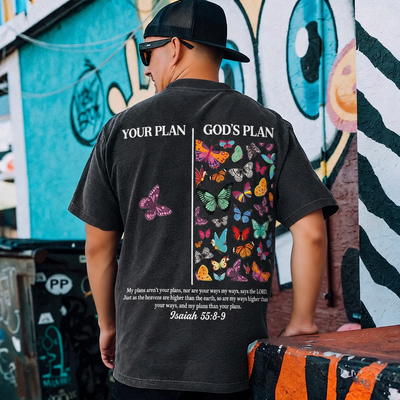 God's Plan Washed Cotton T-Shirt
