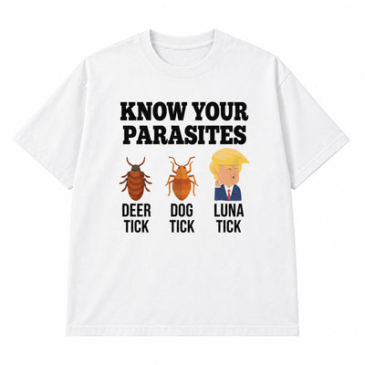 Know Your Parasites Deer Tick Dog Tick Luna Tick T-shirt