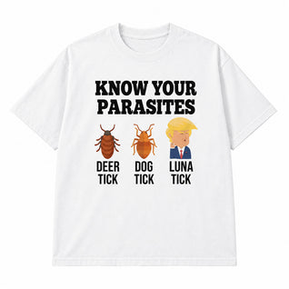 Know Your Parasites Deer Tick Dog Tick Luna Tick T-shirt