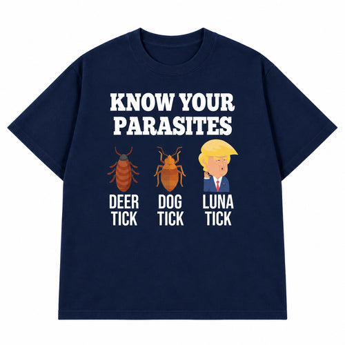 Know Your Parasites Deer Tick Dog Tick Luna Tick T-shirt