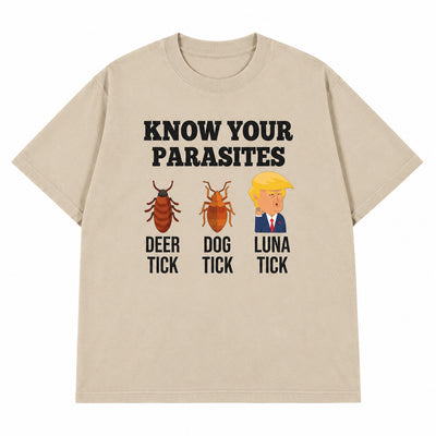 Know Your Parasites Deer Tick Dog Tick Luna Tick T-shirt