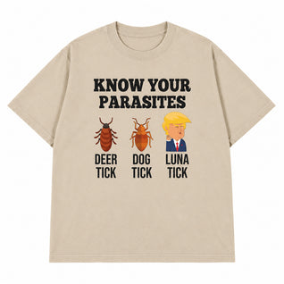 Know Your Parasites Deer Tick Dog Tick Luna Tick T-shirt