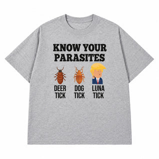 Know Your Parasites Deer Tick Dog Tick Luna Tick T-shirt