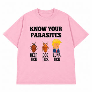 Know Your Parasites Deer Tick Dog Tick Luna Tick T-shirt