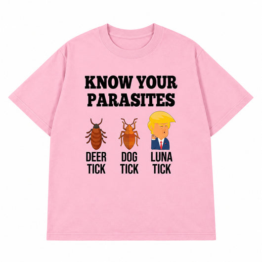 Know Your Parasites Deer Tick Dog Tick Luna Tick T-shirt