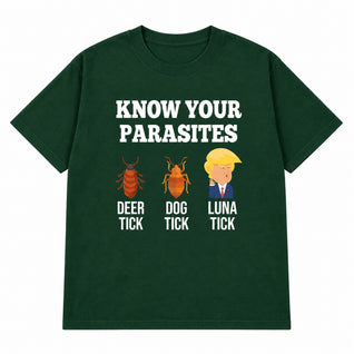 Know Your Parasites Deer Tick Dog Tick Luna Tick T-shirt